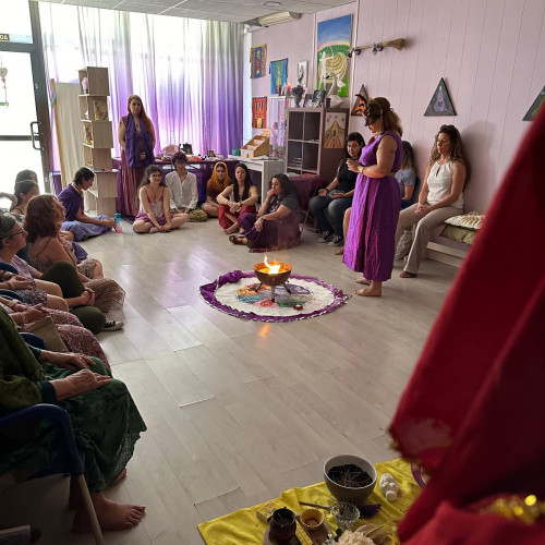 ceremonia fuego dia Diosa